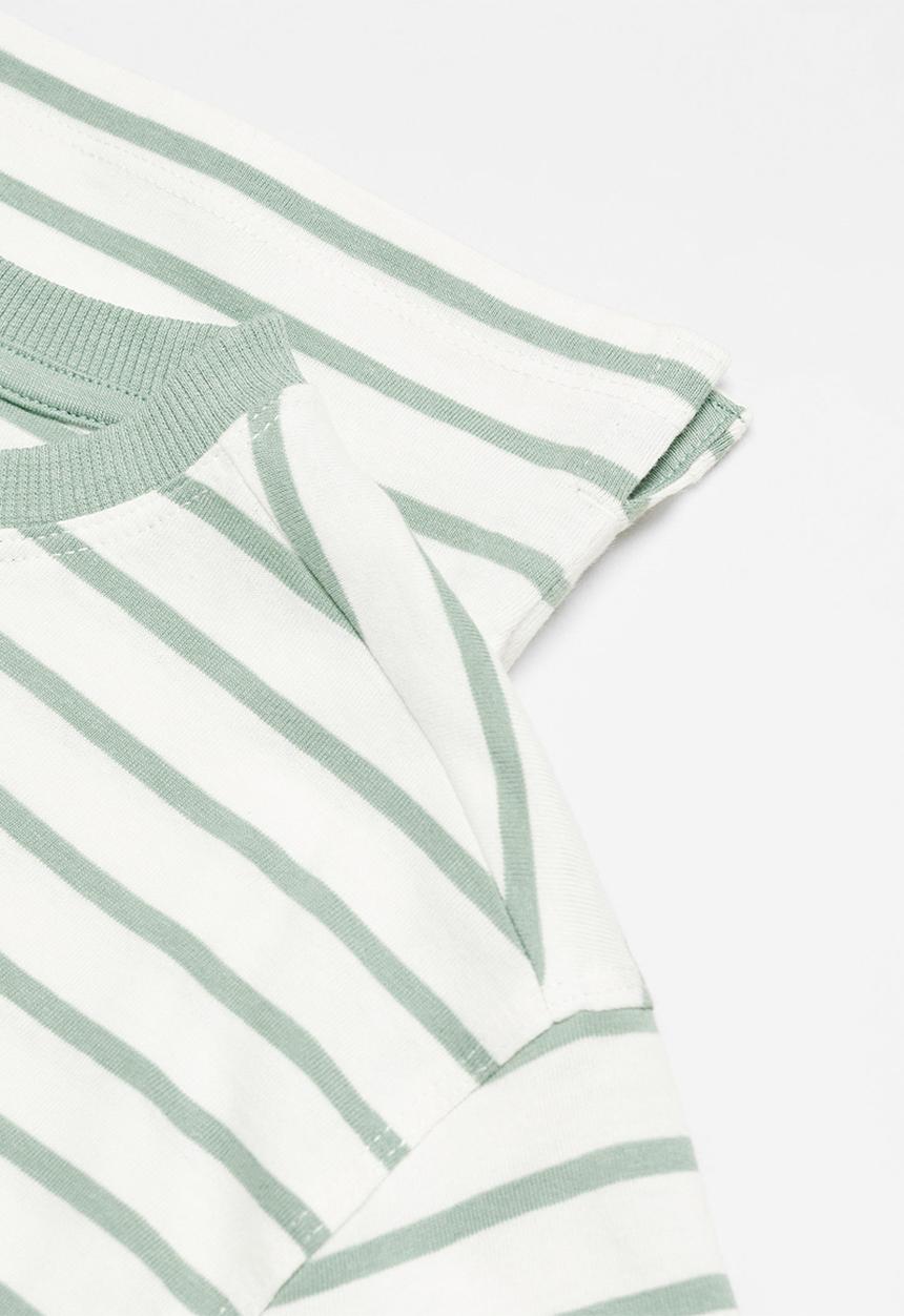 MANGO - T-shirt vacay - khaki