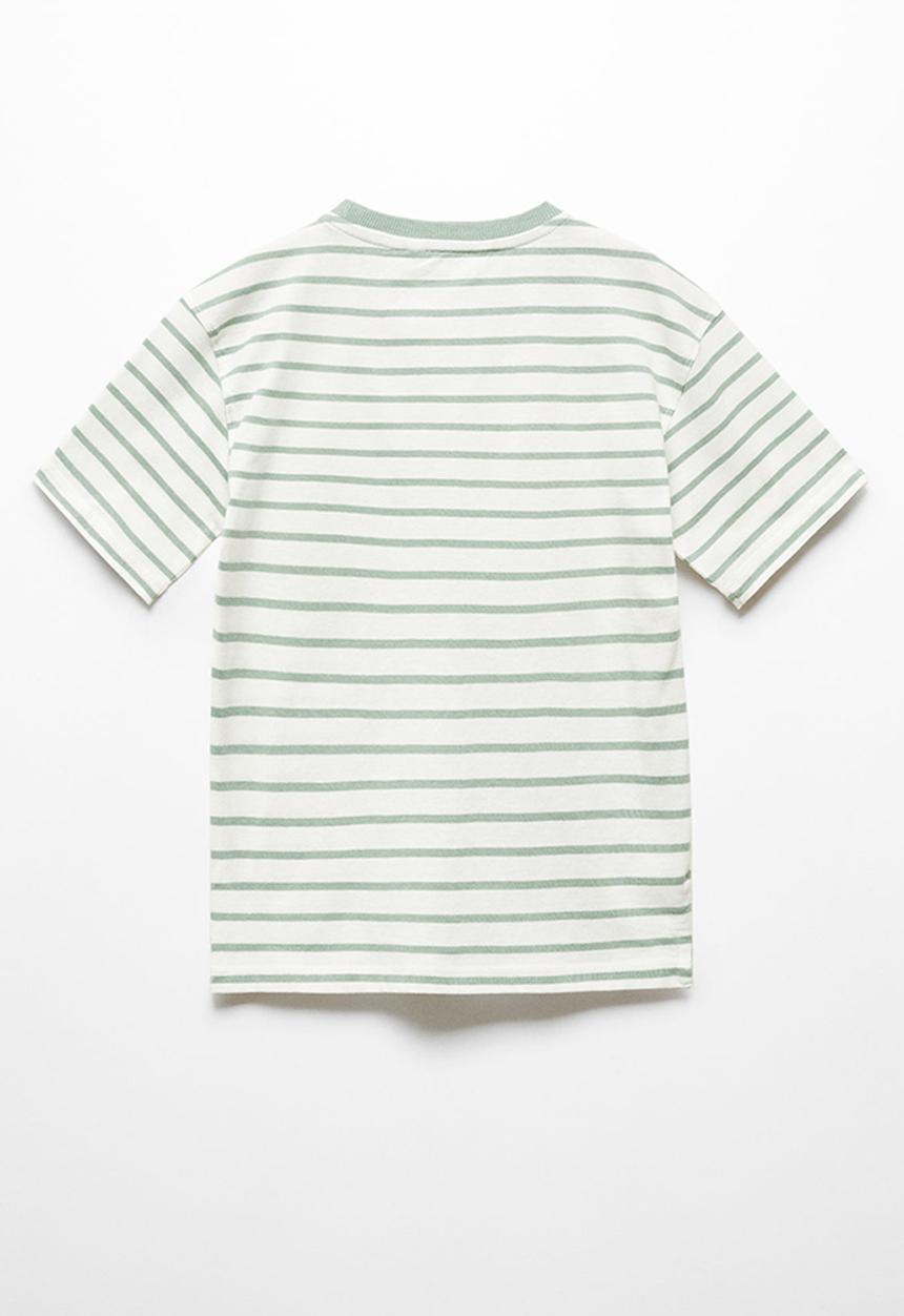 MANGO - T-shirt vacay - khaki