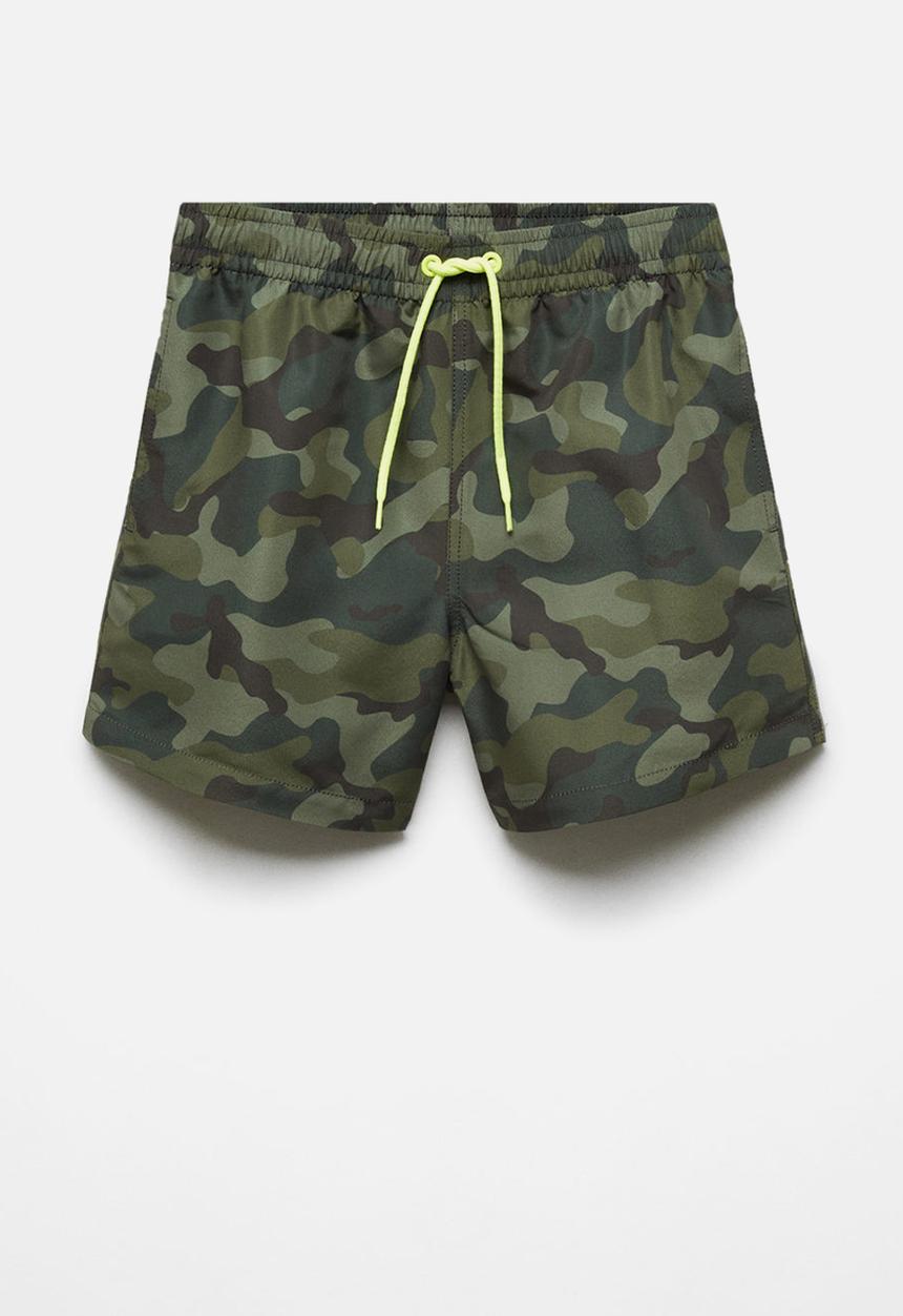 MANGO - Swimming trunks militar - dark green