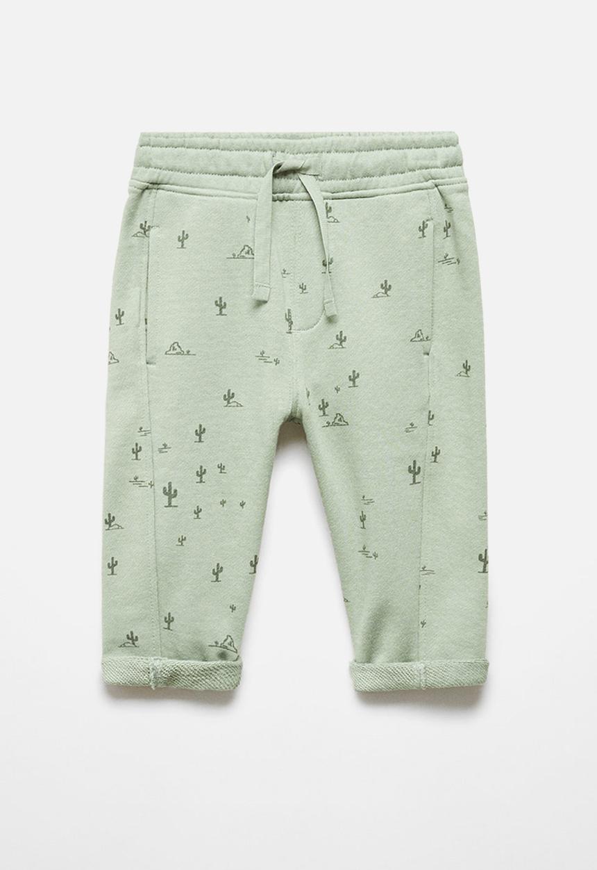 MANGO - Trousers cactusp - green