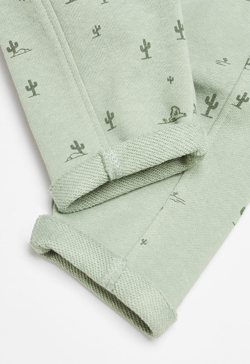 MANGO - Trousers cactusp - green