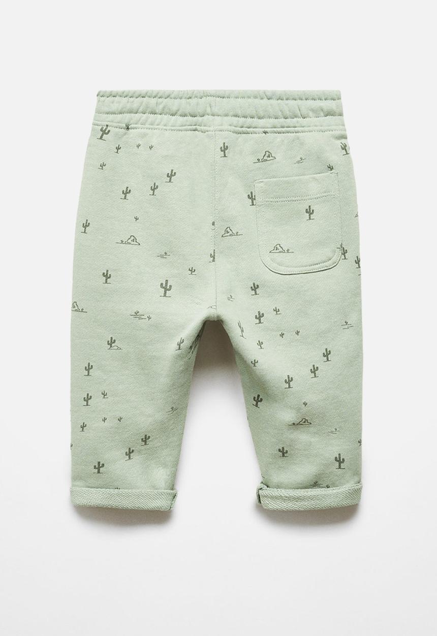 MANGO - Trousers cactusp - green