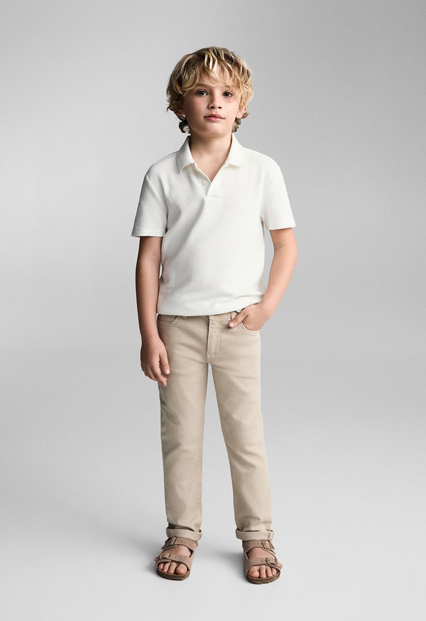 MANGO - Polo shirt otopo - natural
