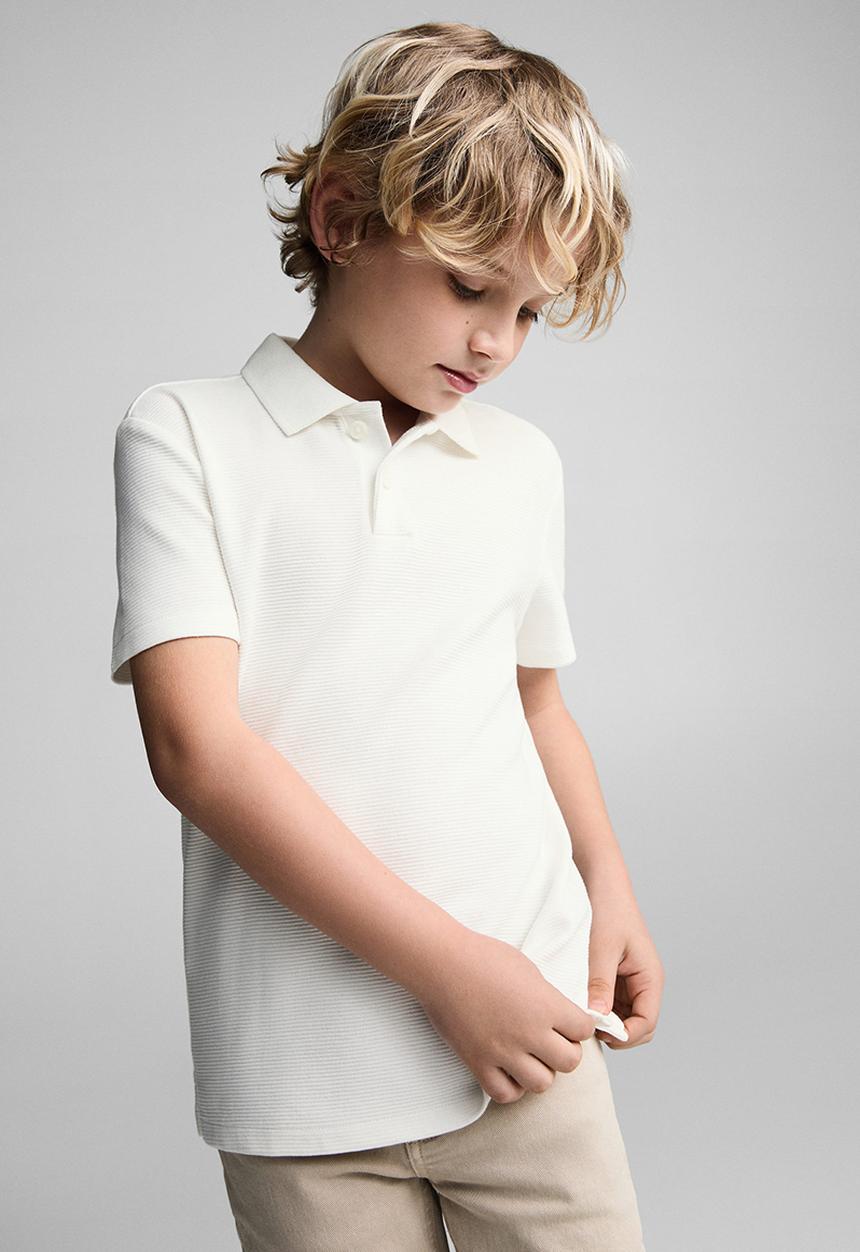 MANGO - Polo shirt otopo - natural