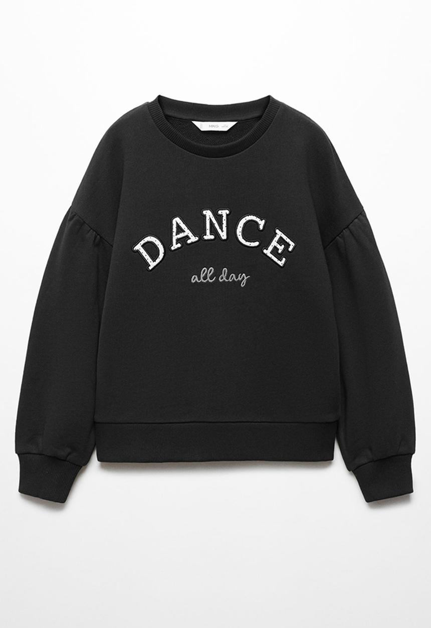 MANGO - Sweatshirt dance - black