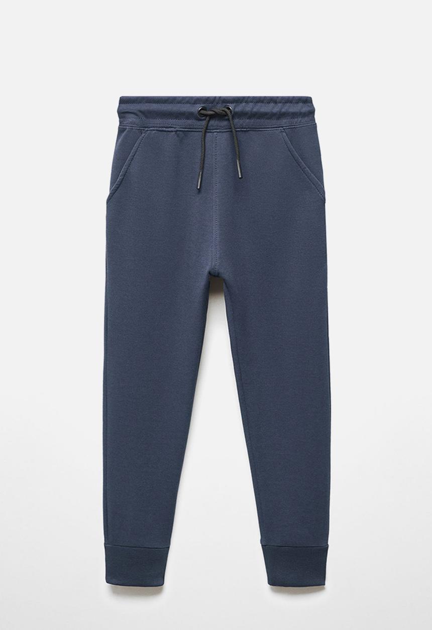 MANGO - Trousers zipper - navy