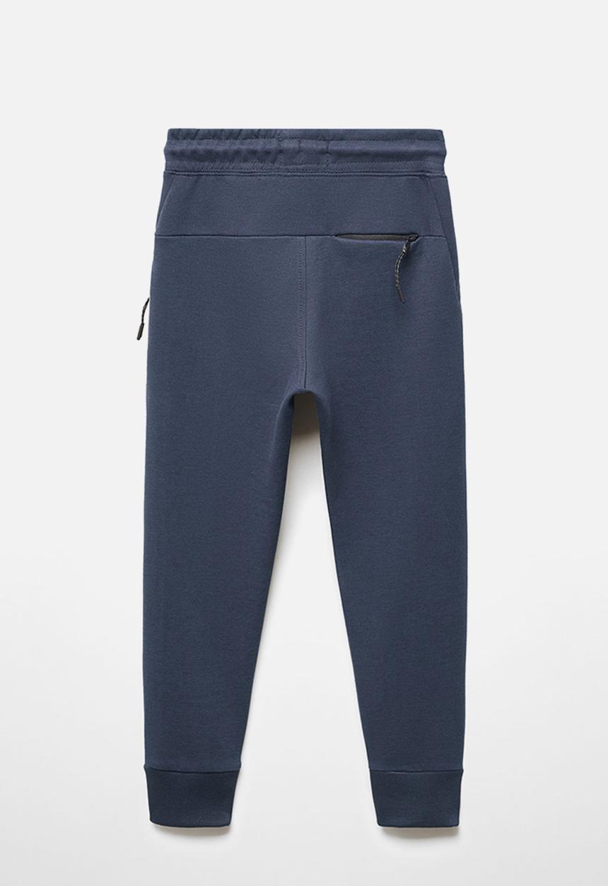 MANGO - Trousers zipper - navy