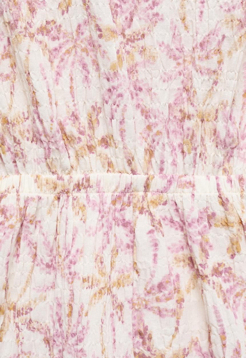 MANGO - Playsuit palm - mauve