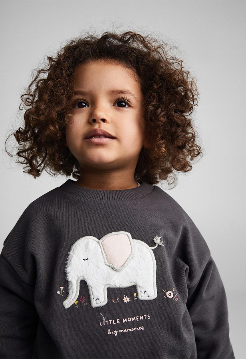 MANGO - Sweatshirt dumbi - charcoal