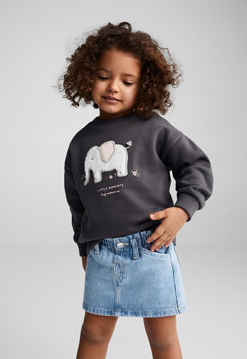 MANGO - Sweatshirt dumbi - charcoal