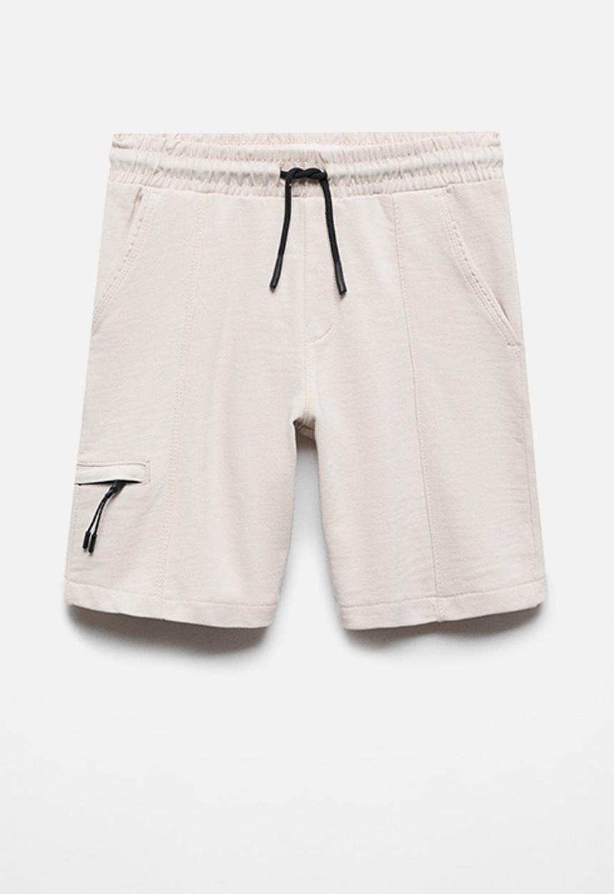 MANGO - Bermuda shorts day - ice-white