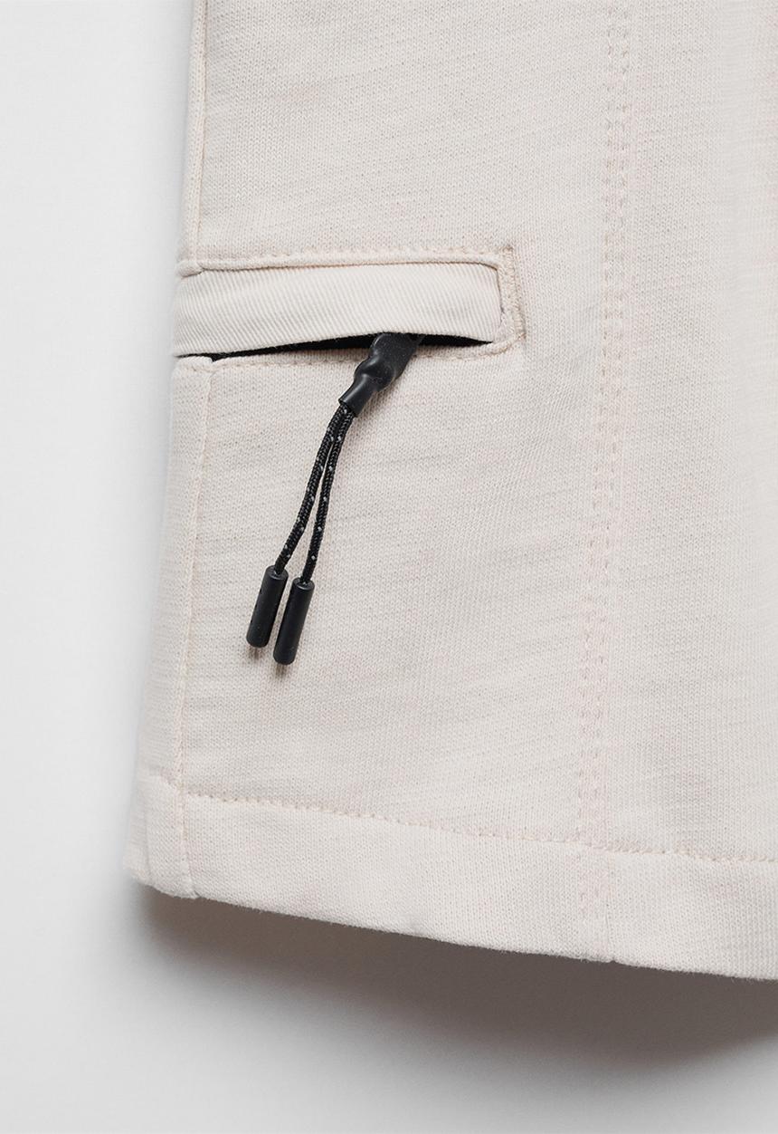 MANGO - Bermuda shorts day - ice-white