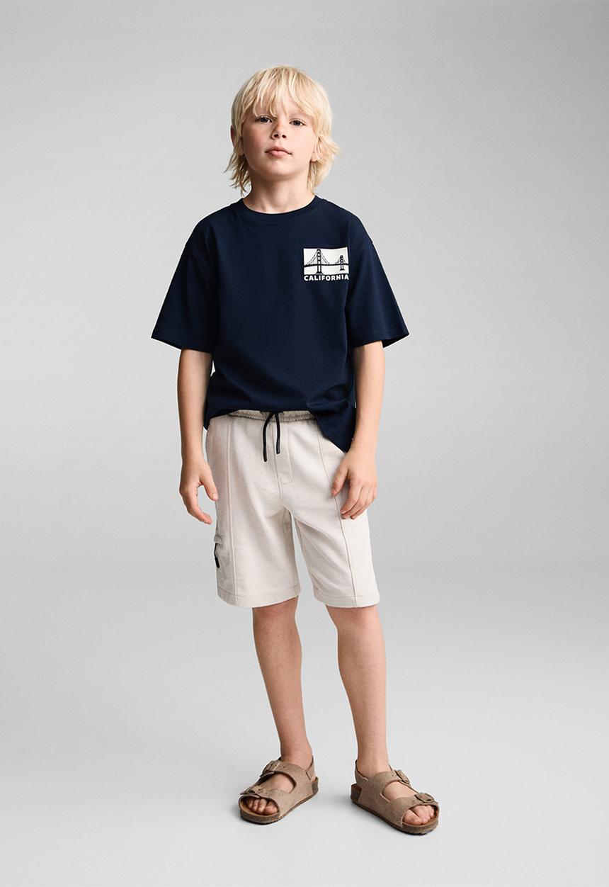MANGO - Bermuda shorts day - ice-white