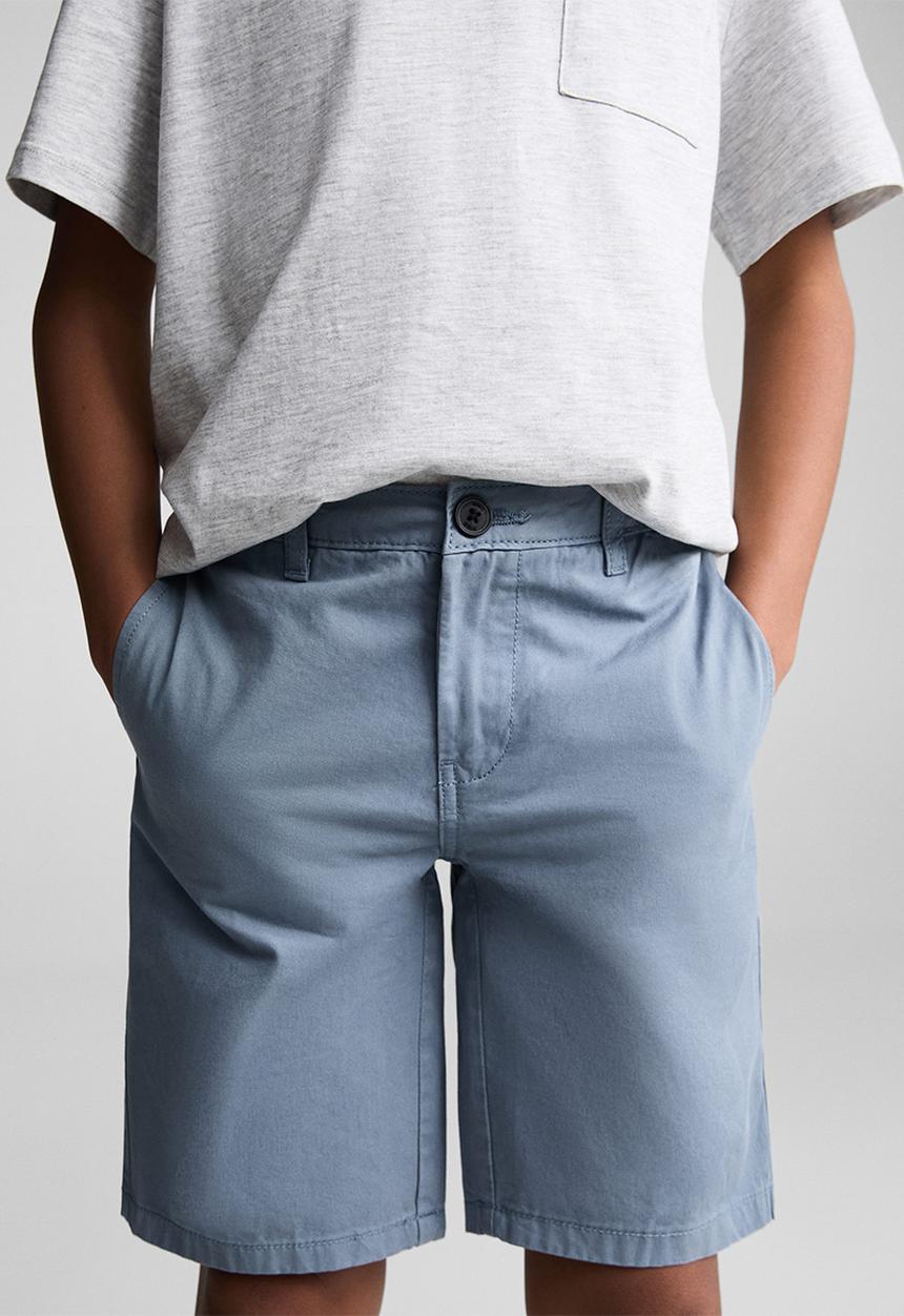 MANGO - Bermuda shorts belice - blue