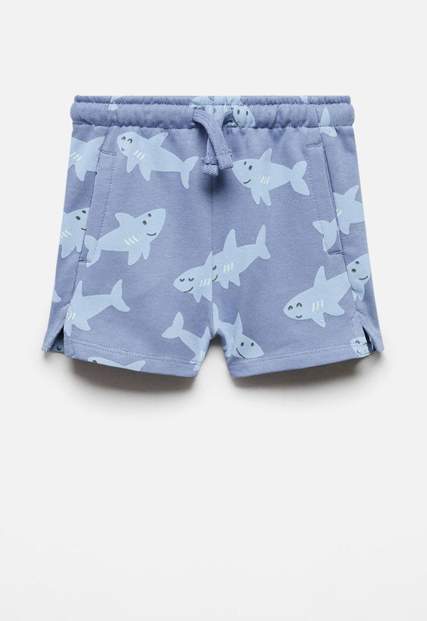 MANGO - Bermuda shorts sharky - blue