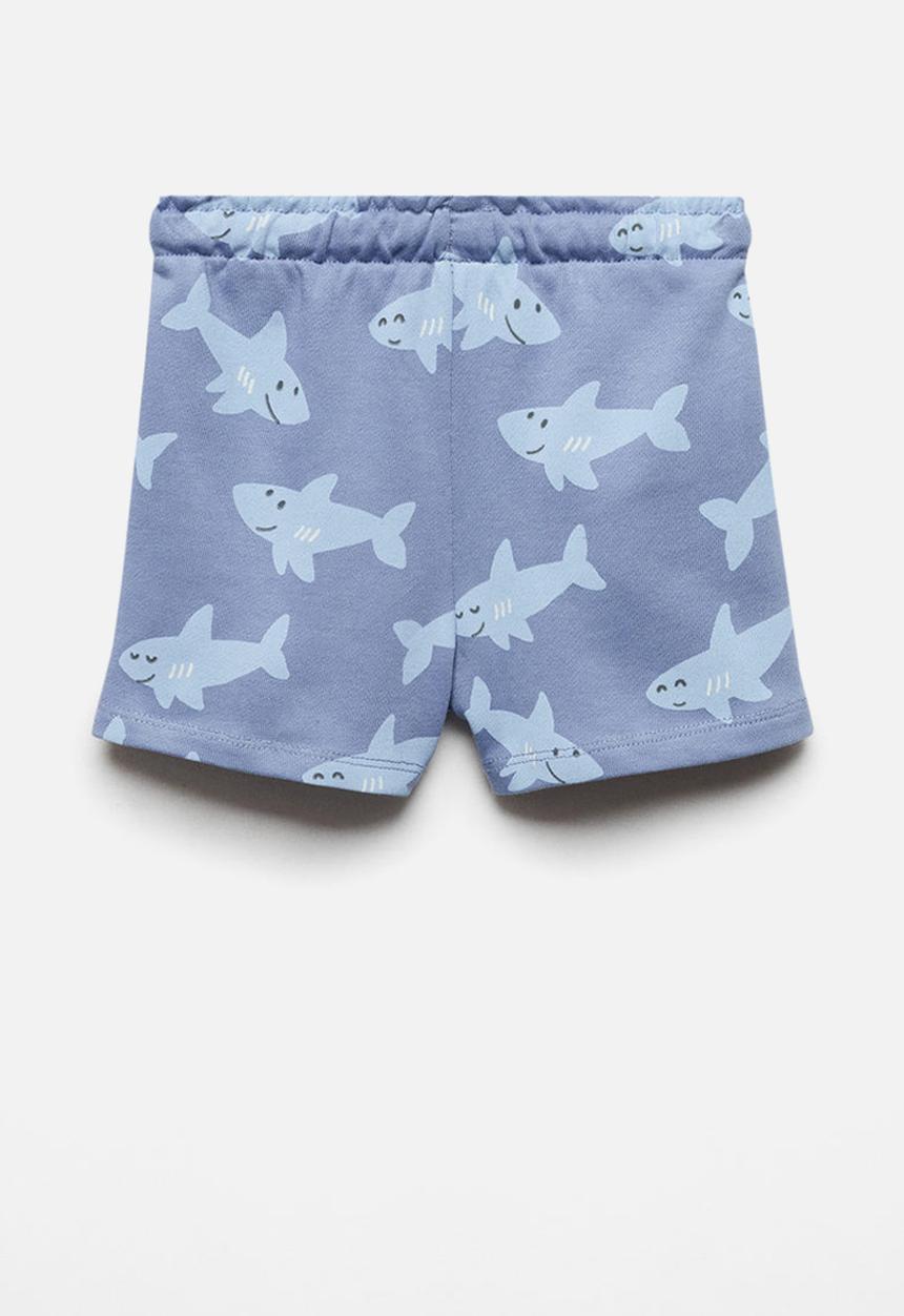MANGO - Bermuda shorts sharky - blue