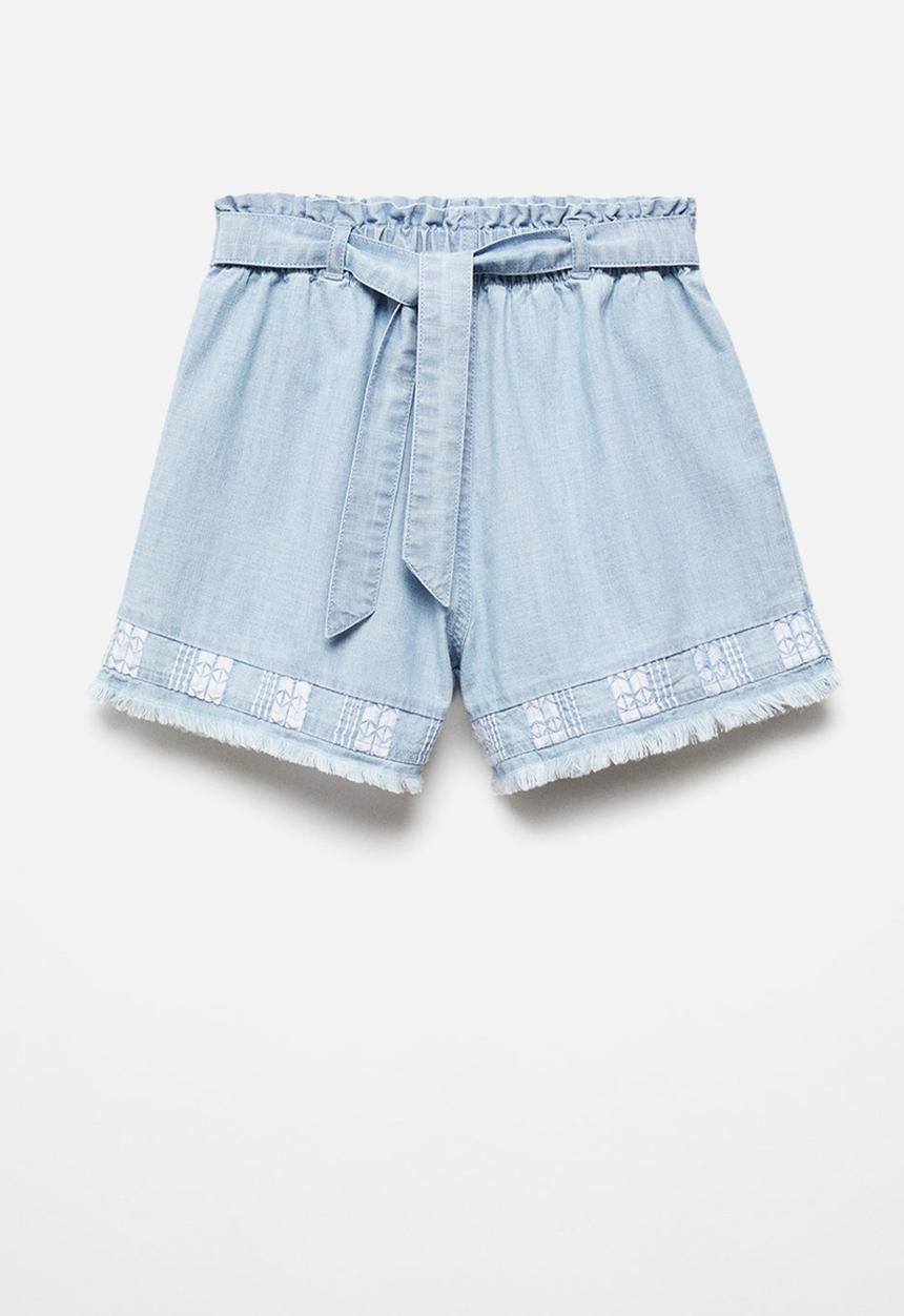 MANGO - Shorts bea - denim