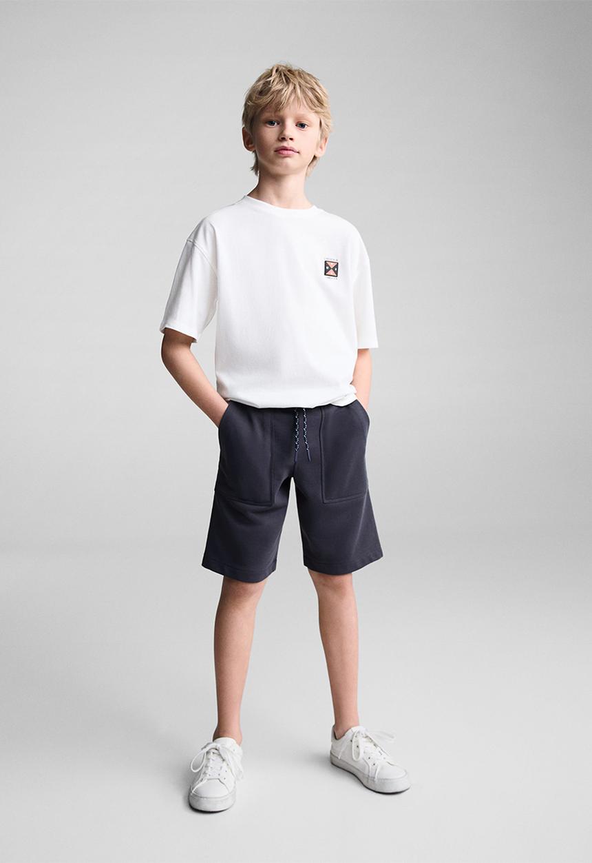 MANGO - Bermuda shorts nyl - navy