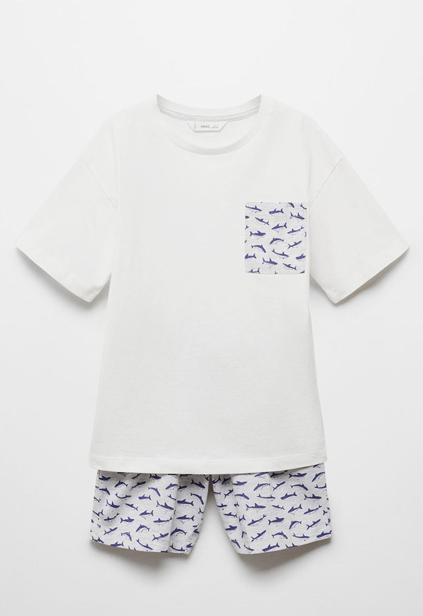 MANGO - Pijama pack oceans - medium grey