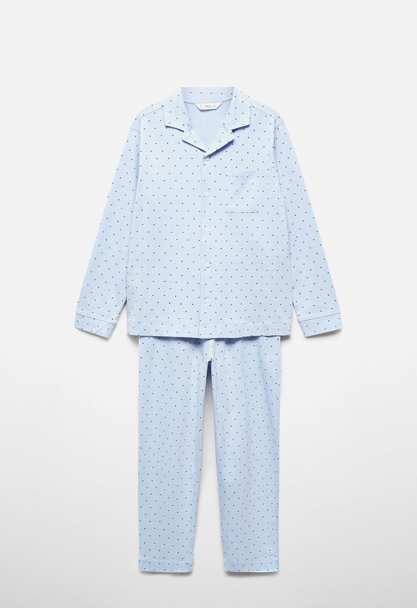 MANGO - Pijama pack pcorbat - sky-blue