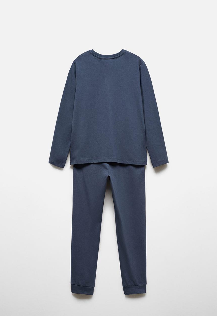 MANGO - Pijama pack gotham - navy blue