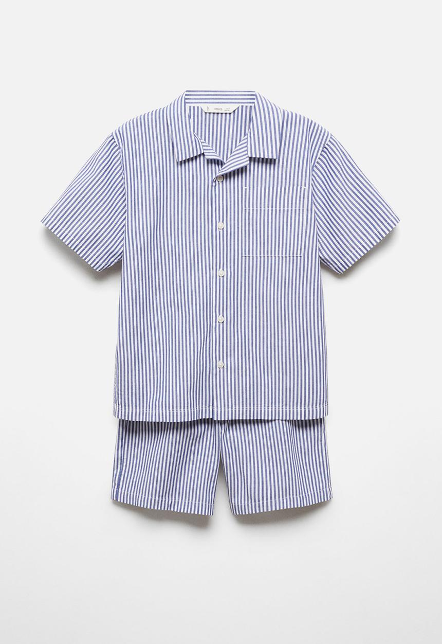MANGO - Pijama pack morning - navy