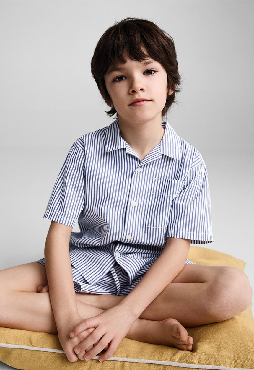 MANGO - Pijama pack morning - navy