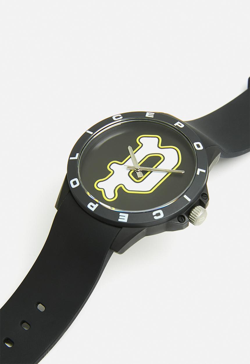 Police - Police sketch watch - black