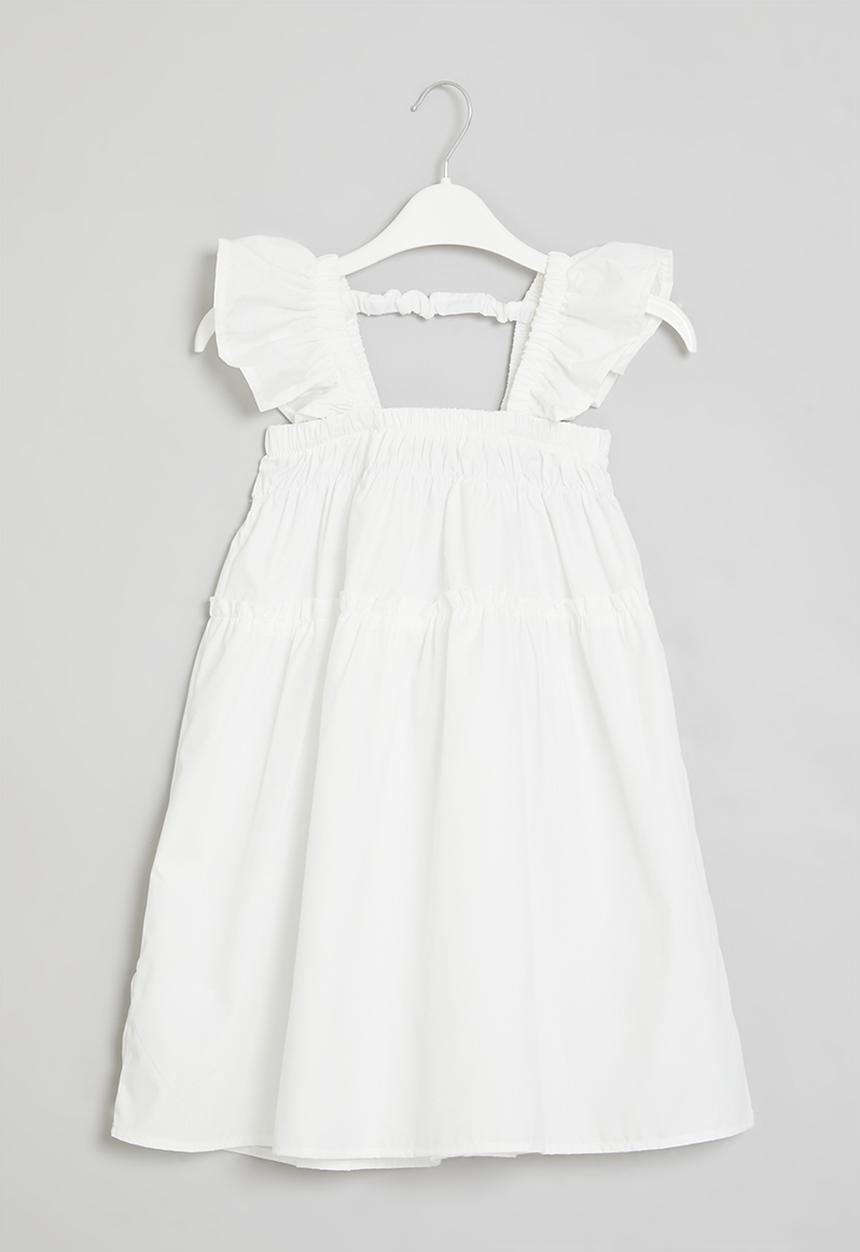 Pop Candy - Tiered dress - white