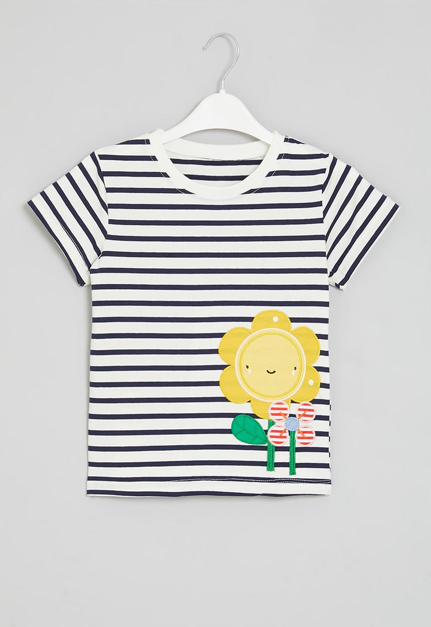 Pop Candy - Striped tee - black & white