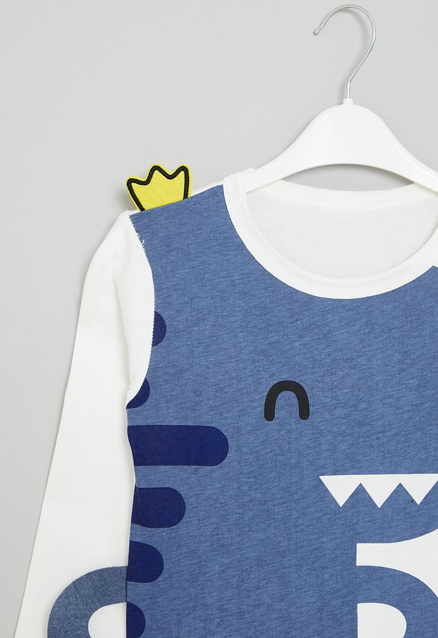 Pop Candy - Dino tee - white