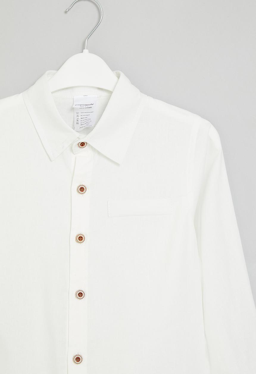 Pop Candy - Button down shirt - white