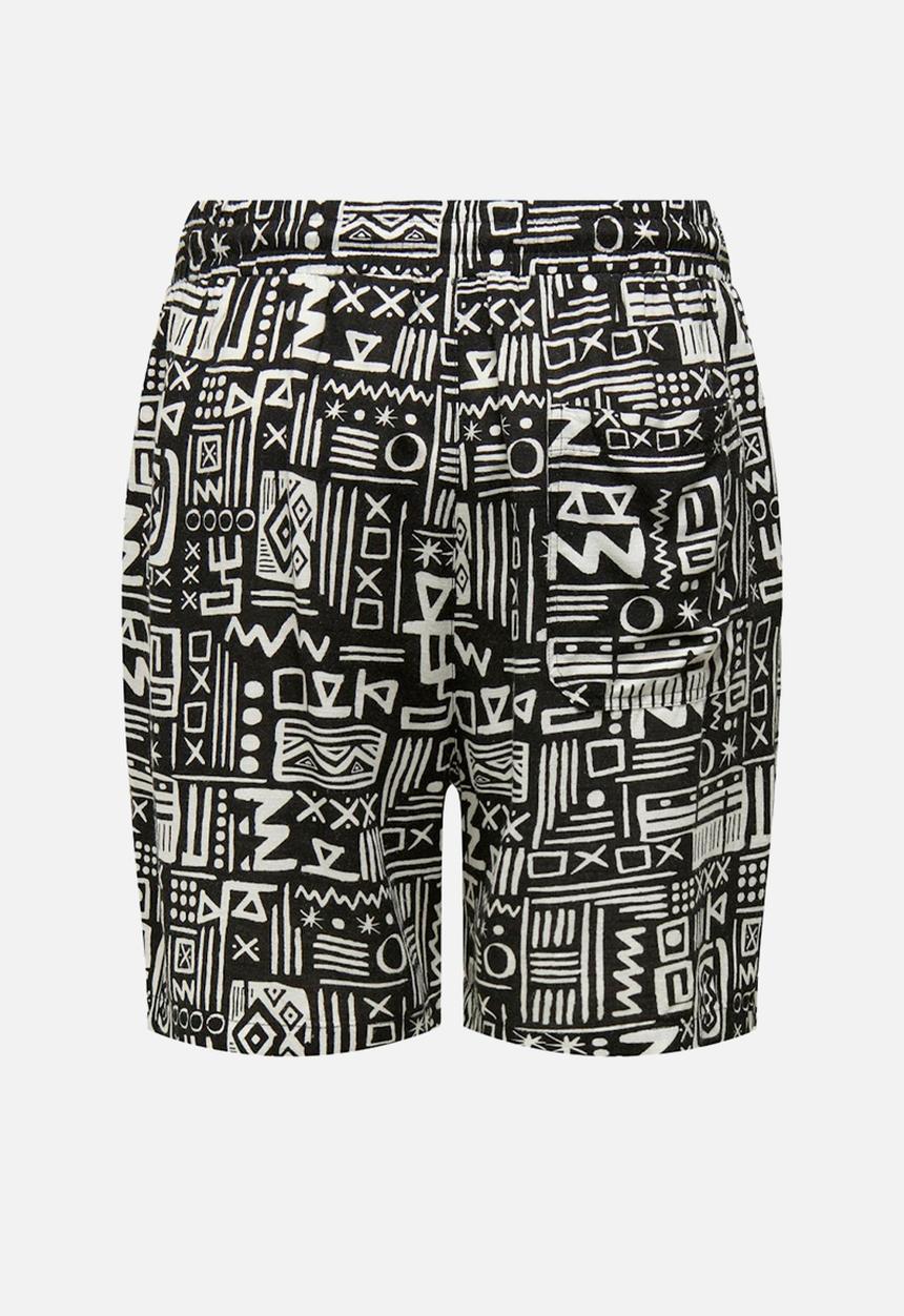 Only & Sons - Onsbold life rlx shorts - black
