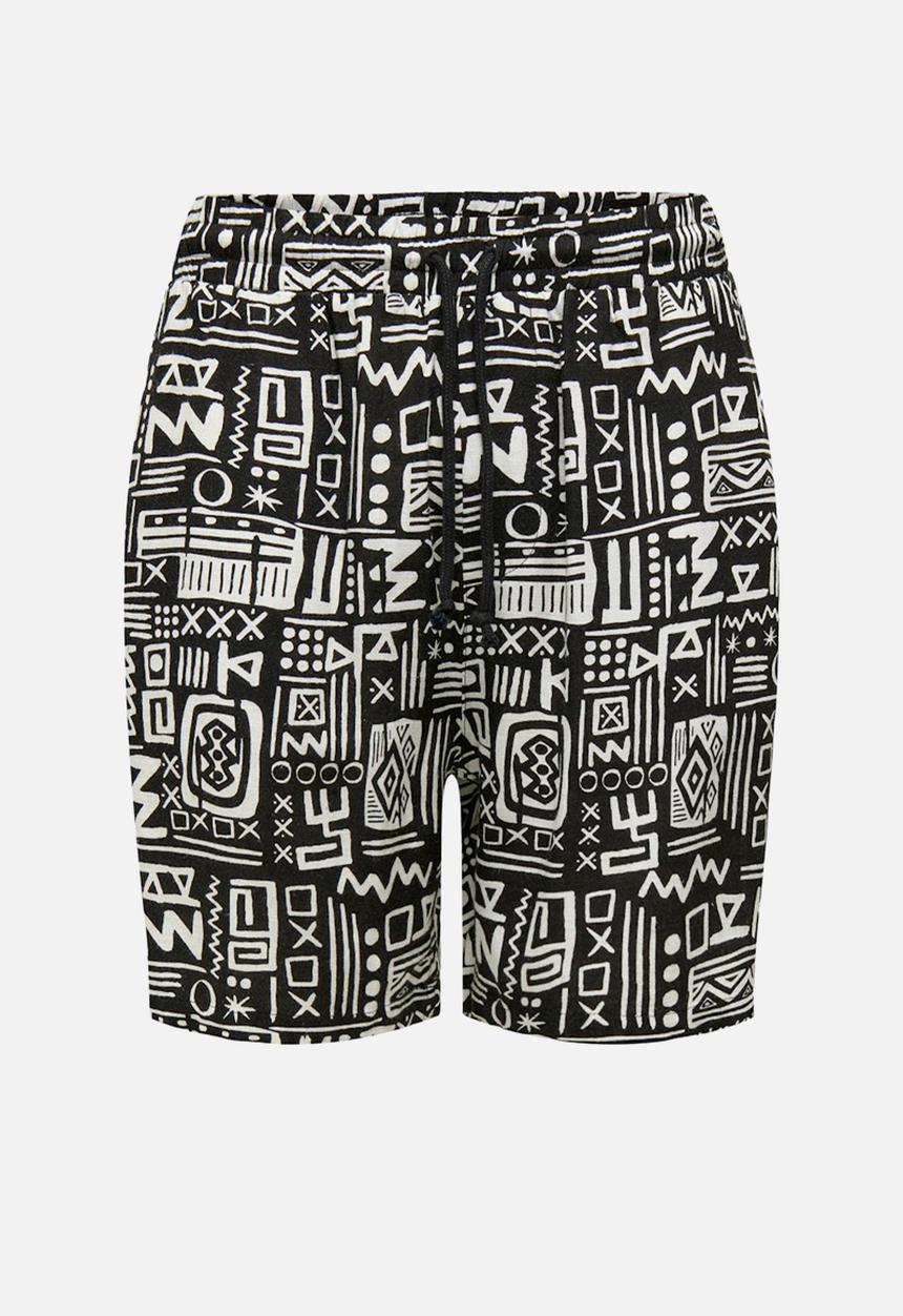 Only & Sons - Onsbold life rlx shorts - black