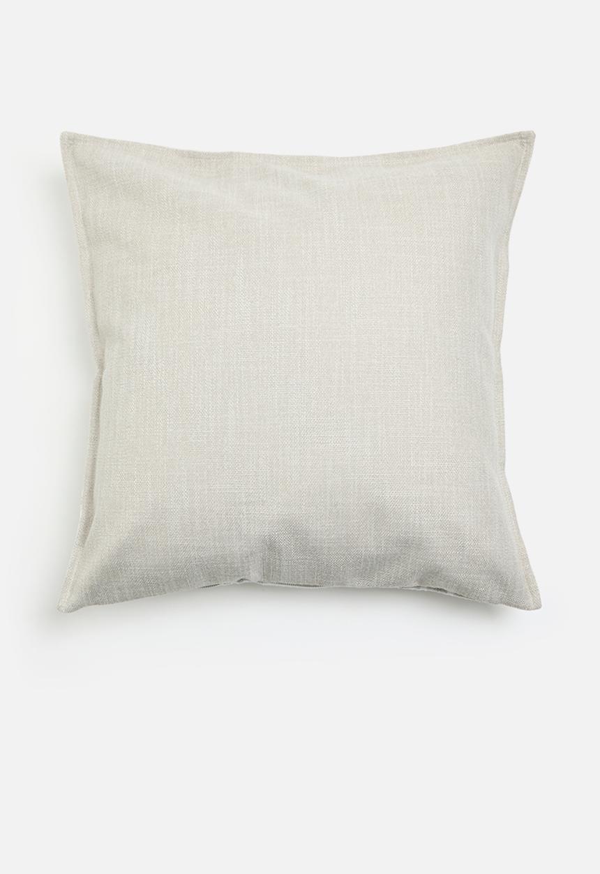 Hertex Fabrics - Tartan cushion cover - natural