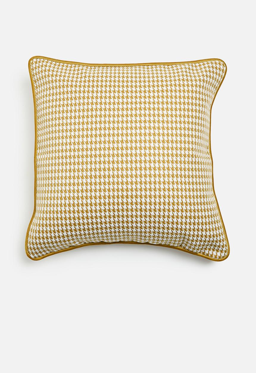 Grey Gardens - Hound cushion cover - Mustard