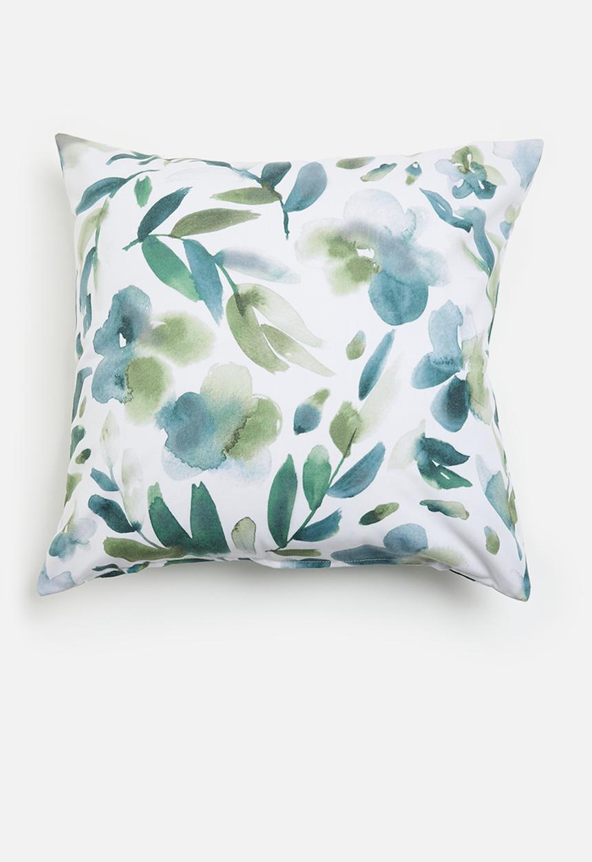 Sixth Floor - Dilo printed cushion cover - Blue