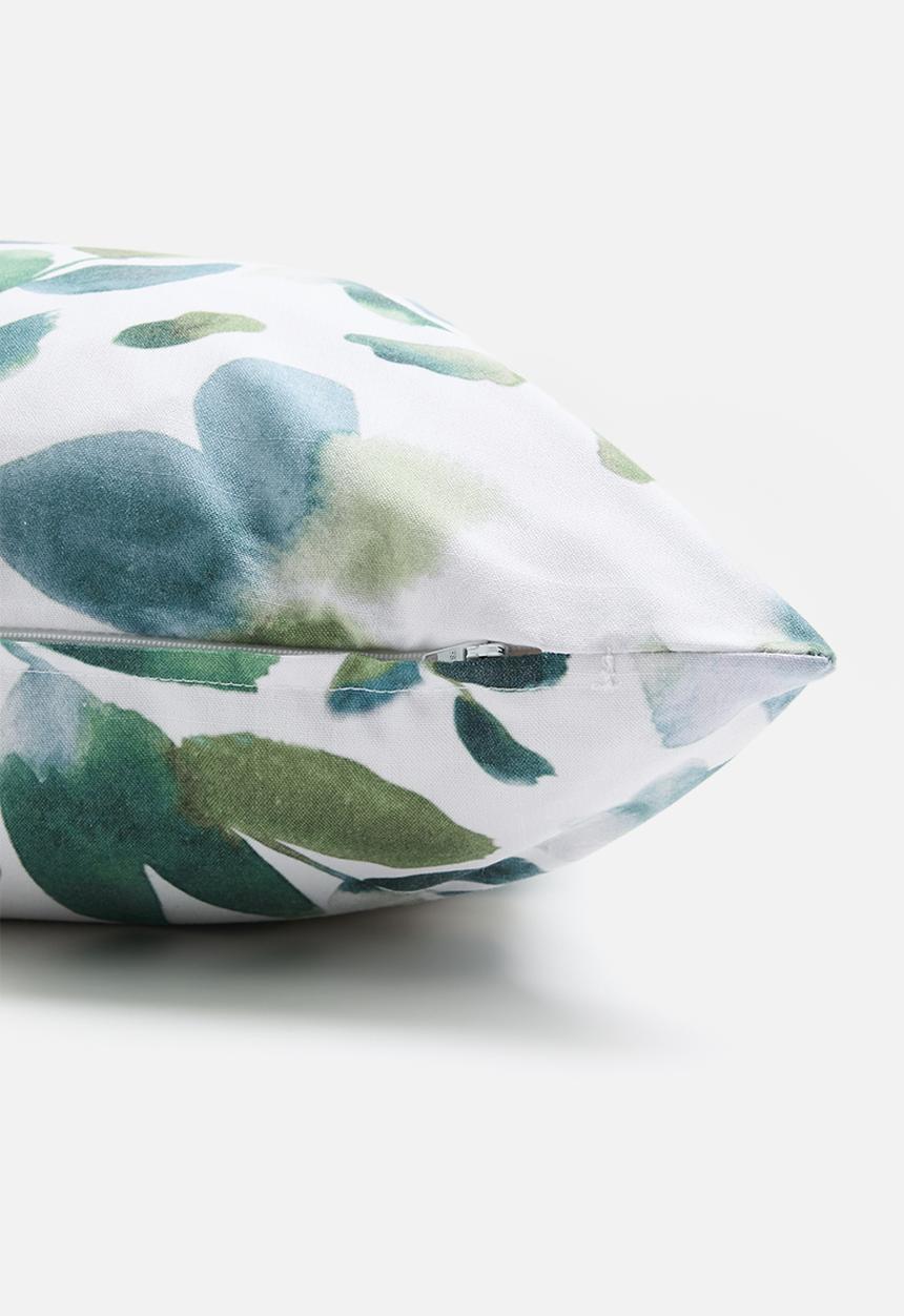 Sixth Floor - Dilo printed cushion cover - Blue