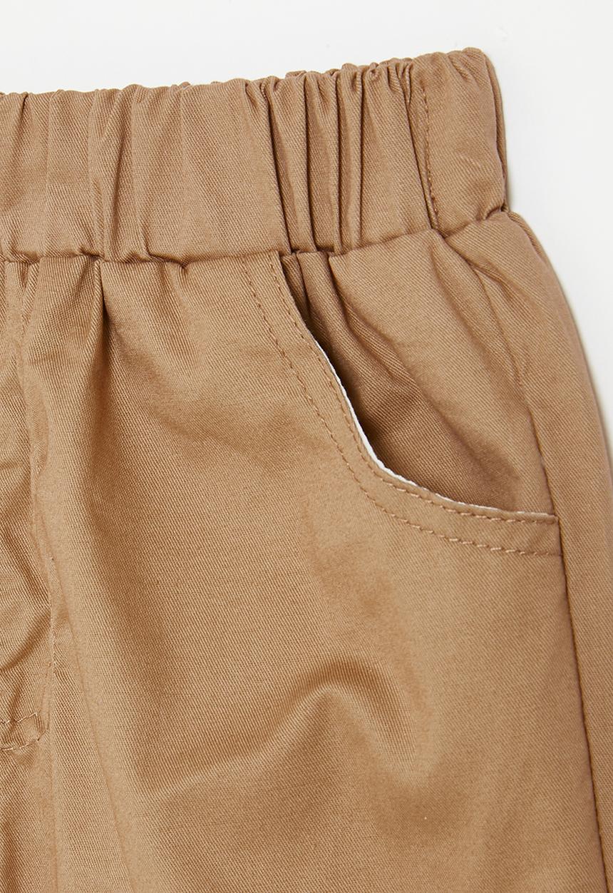 Pop Candy - Turn up shorts - beige