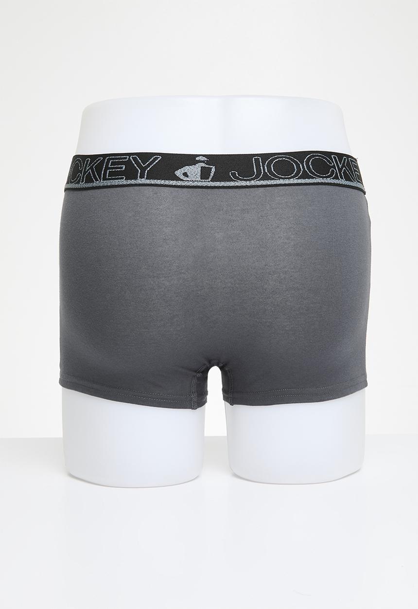 Jockey - 2 pack exclusiv pouch  trunk - obsidian/black
