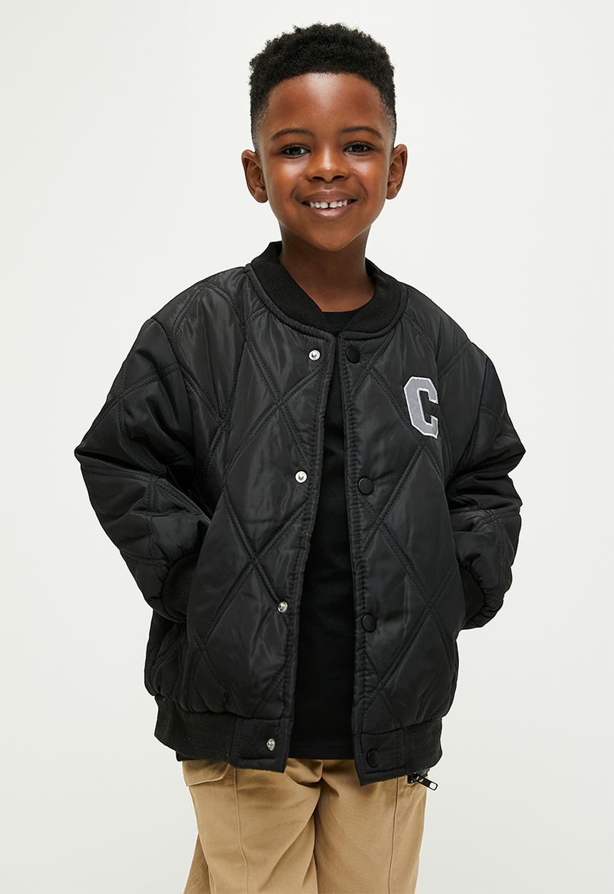 Pop Candy - Quilted bomber jacket - black