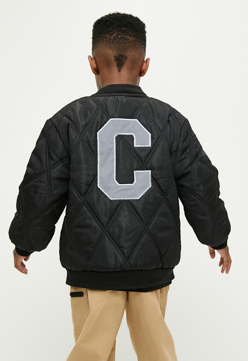 Pop Candy - Quilted bomber jacket - black