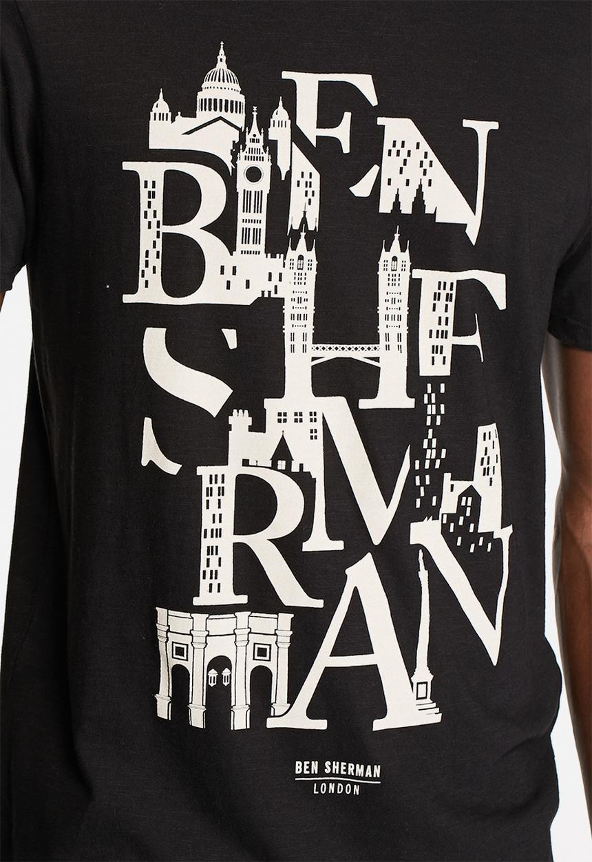 Ben Sherman - Multi-Font Logo Tee