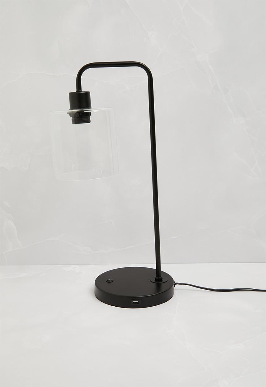Sixth Floor - Lora USB desk lamp - Black