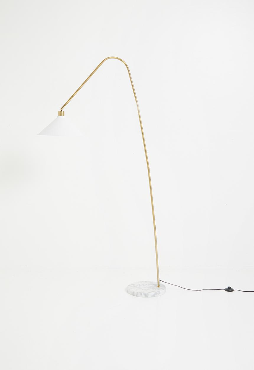 Sixth Floor - Aya floor lamp - Gold