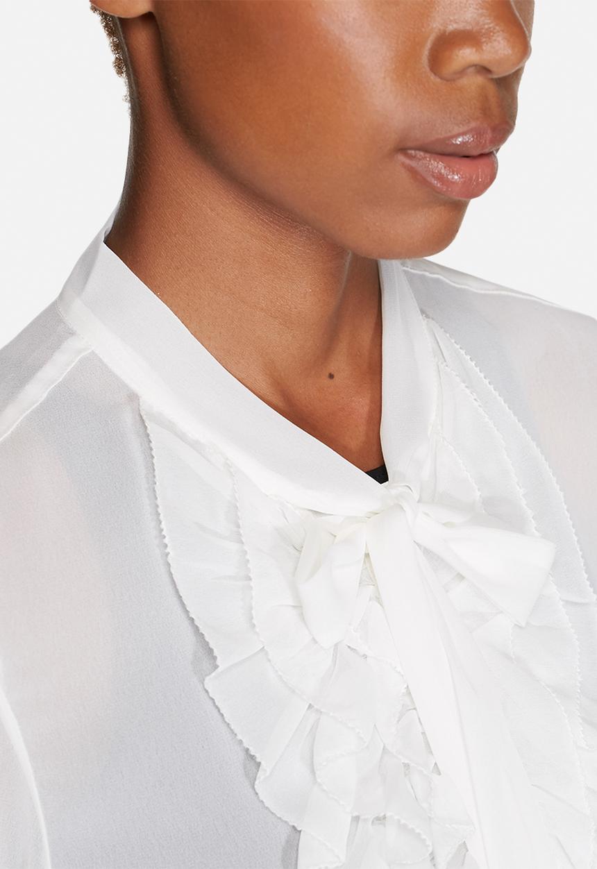 ONLY - Frilla Bow Shirt