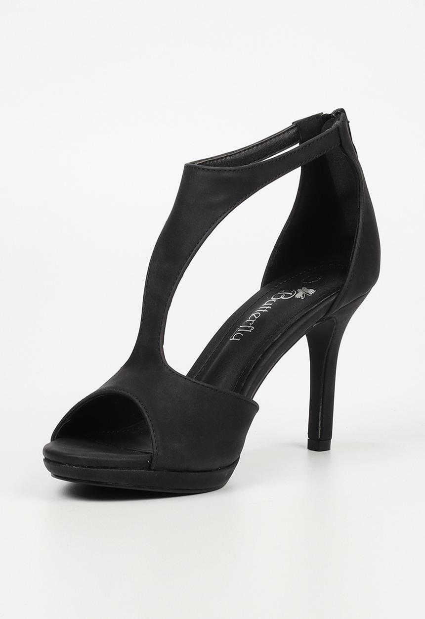 Butterfly Feet - Kristal 2 stiletto - black