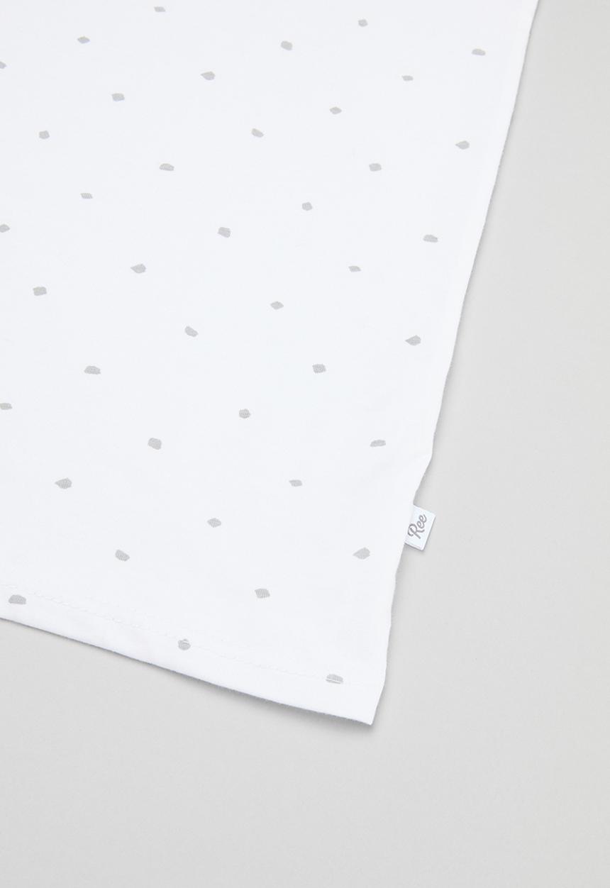 Ree Collective - Nursing cover/travel - white & grey