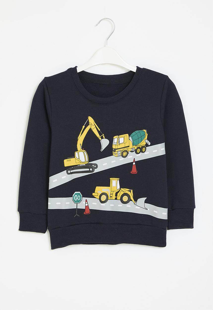 Pop Candy - Printed sweat top - blue