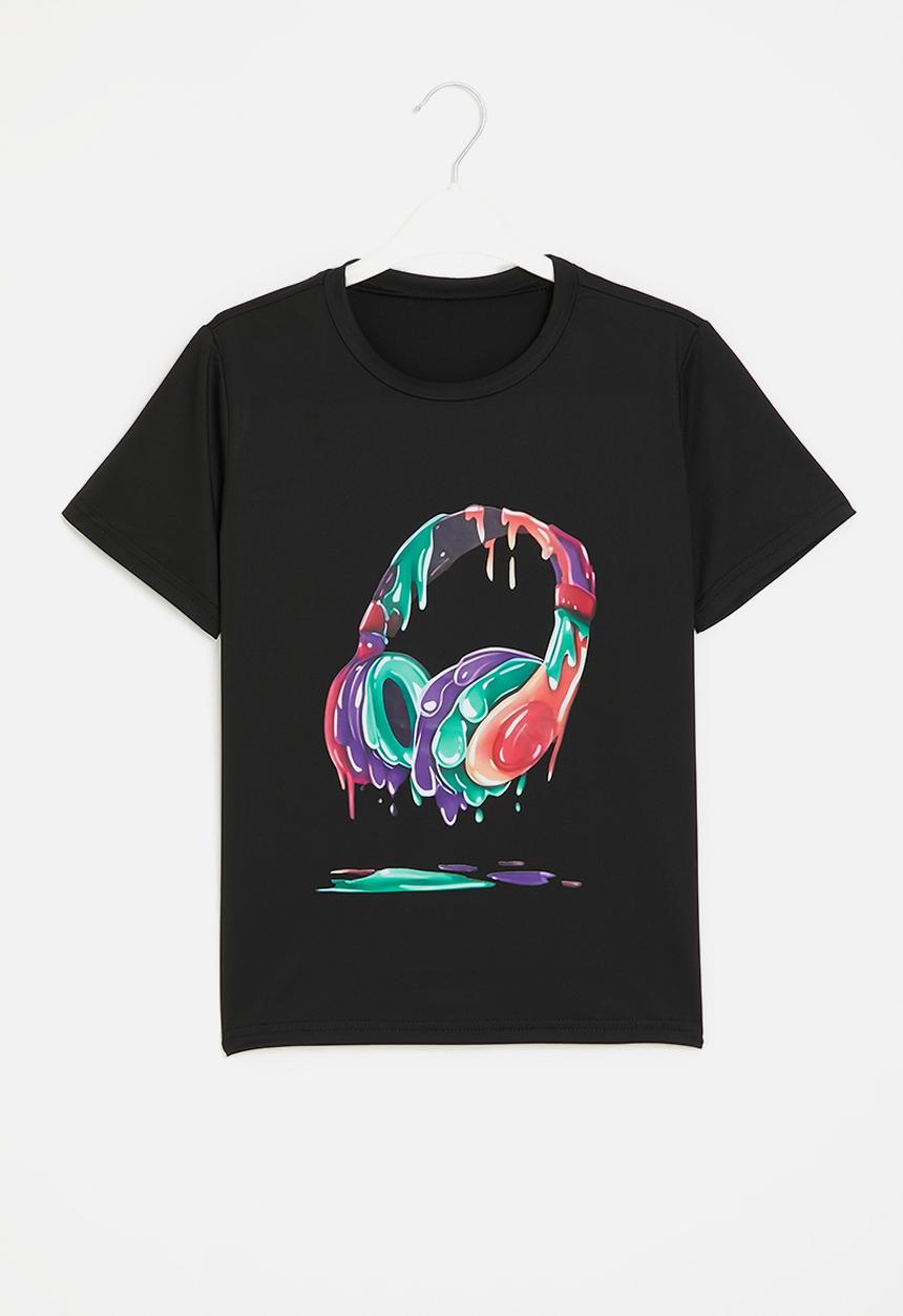 Pop Candy - Printed T-shirt - black